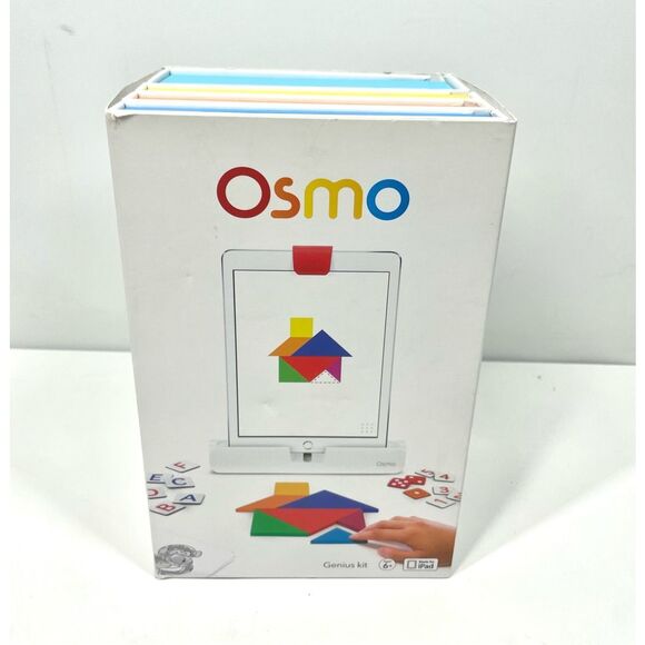 OSMO Genius Starter Kit + Genius Kit Tangrams Numbers Words & Coding for IPAD - Picture 8 of 11